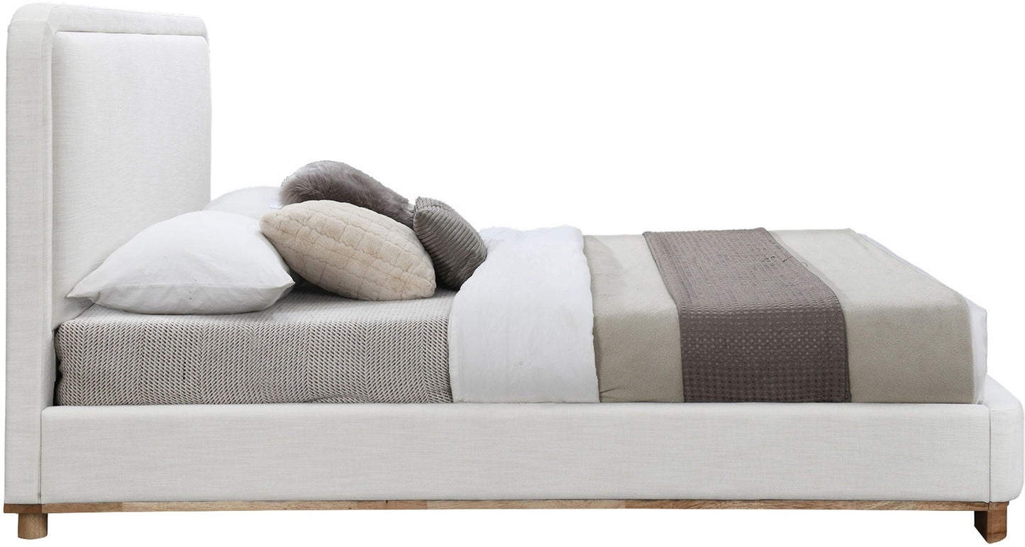 Nolita - Bed With Natural Base, Full, White