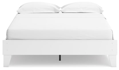 Socalle - Platform Bed, Twin, White