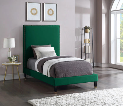 Harlie - Bed, Queen, Green