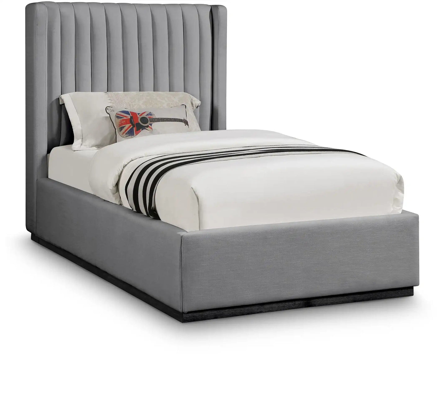 Logan - Bed, Full, Beige