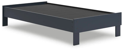Simmenfort - Platform Bed, Twin, Blue