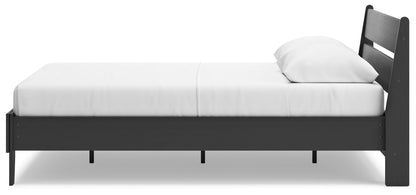 Socalle - Panel Platform Bed, Full, White