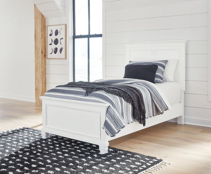 Fortman - Panel Bedroom Set, White