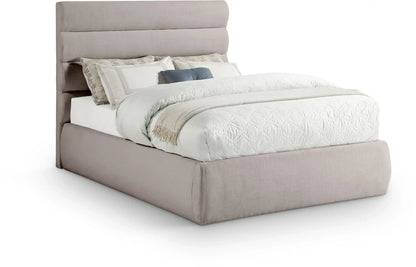 Adam - Linen Fabric Bed With 52 Headboard
