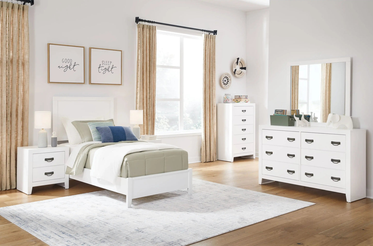 Binterglen - Panel Bedroom Set, White