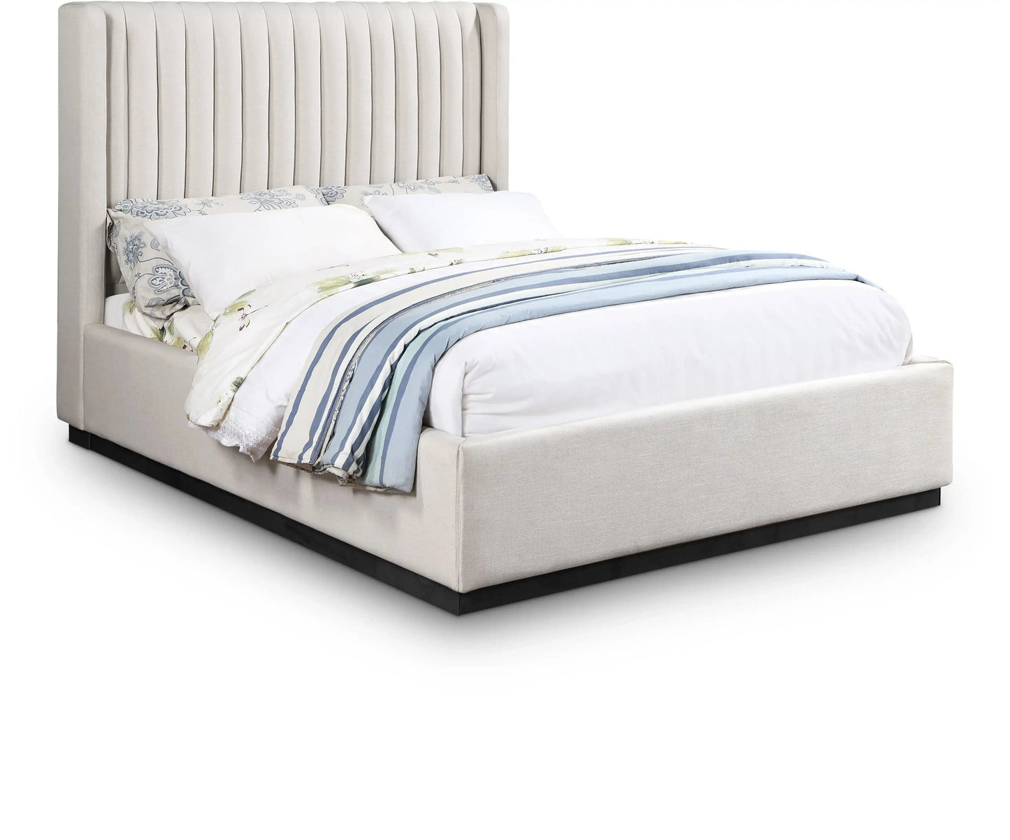 Logan - Bed, Full, Beige