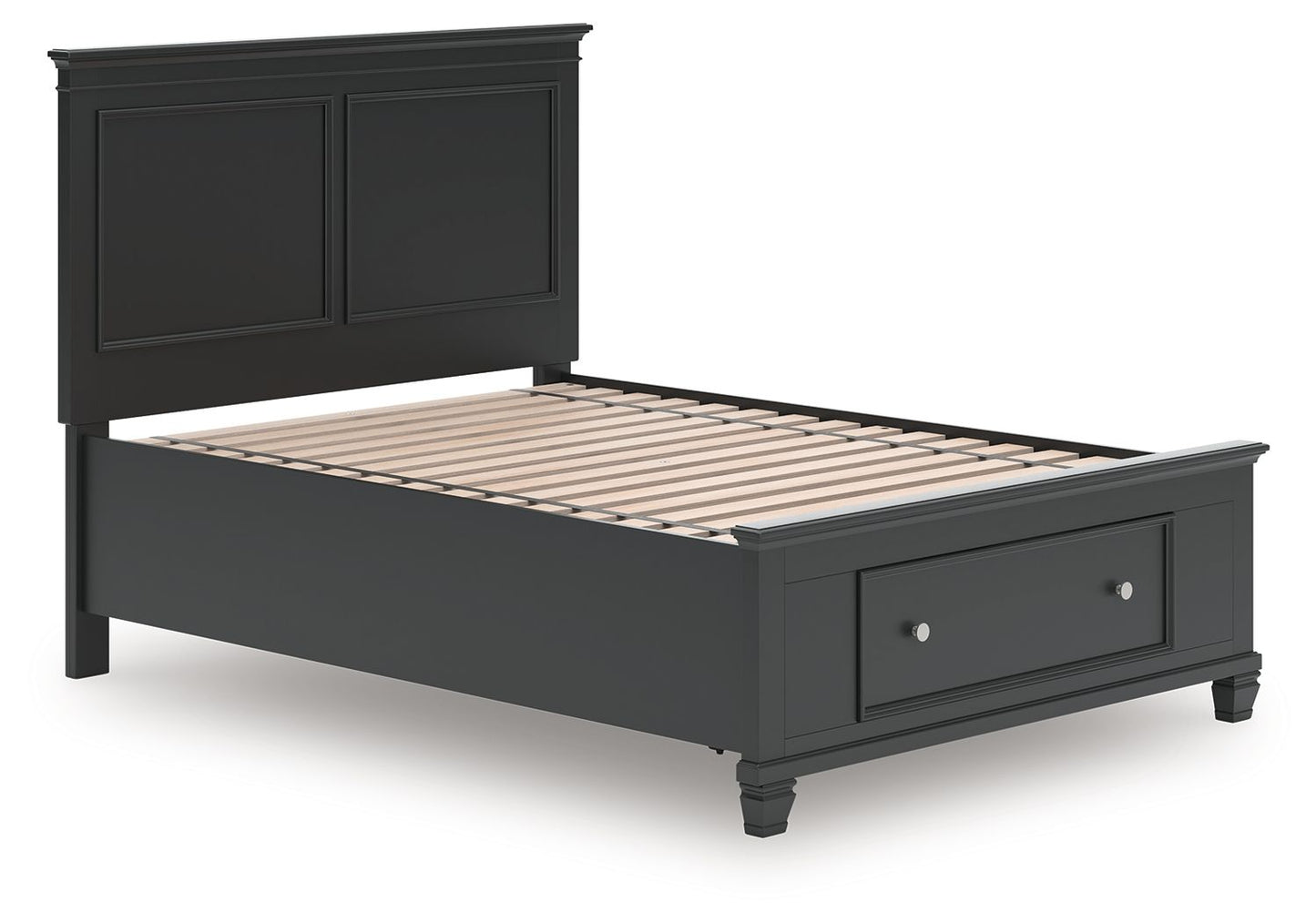 Lanolee - Panel Bed, Queen, Black
