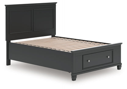 Lanolee - Panel Bed, Queen, Black
