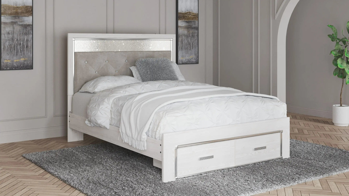 Altyra - Panel Bed, Twin, White
