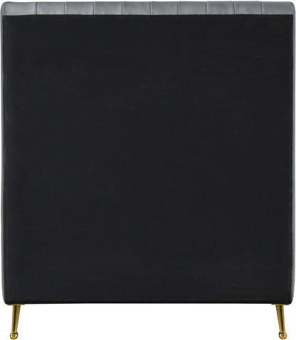 Zara - Bed, King, Dark Gray