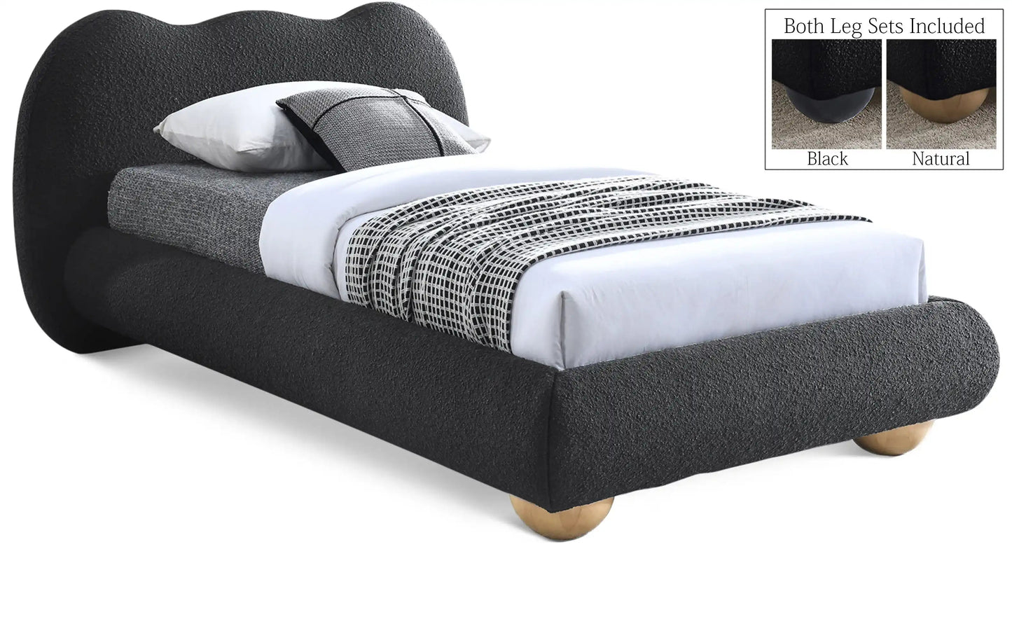 Hyde - Bed, Full, Black