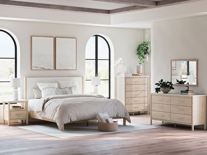 Cadmori - Panel Bedroom Set, Beige