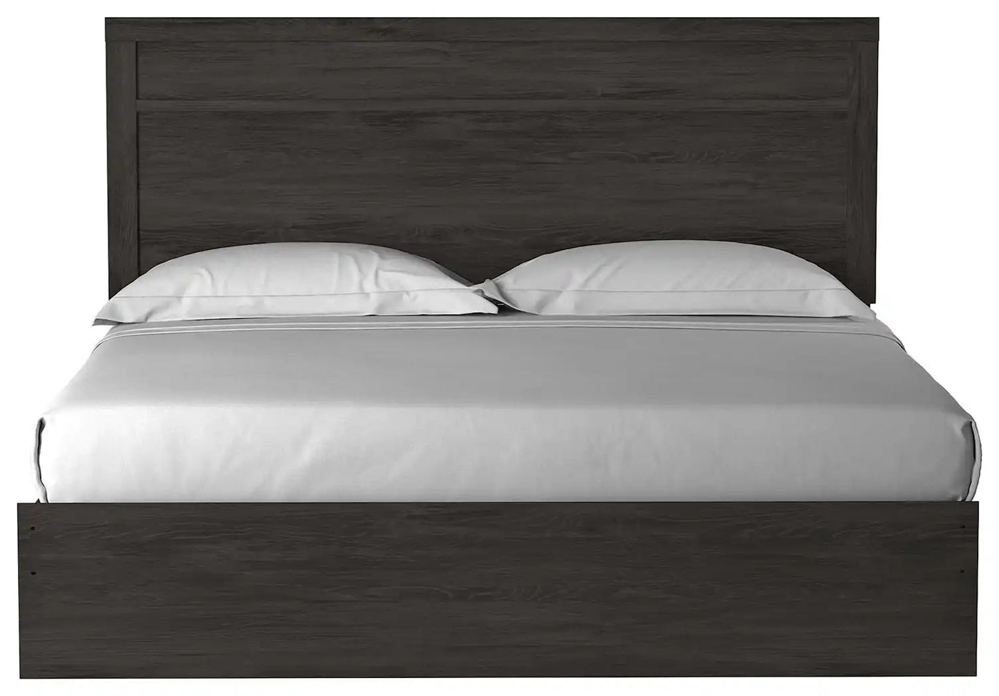 Belachime - Panel Bed, Twin, Dark Gray