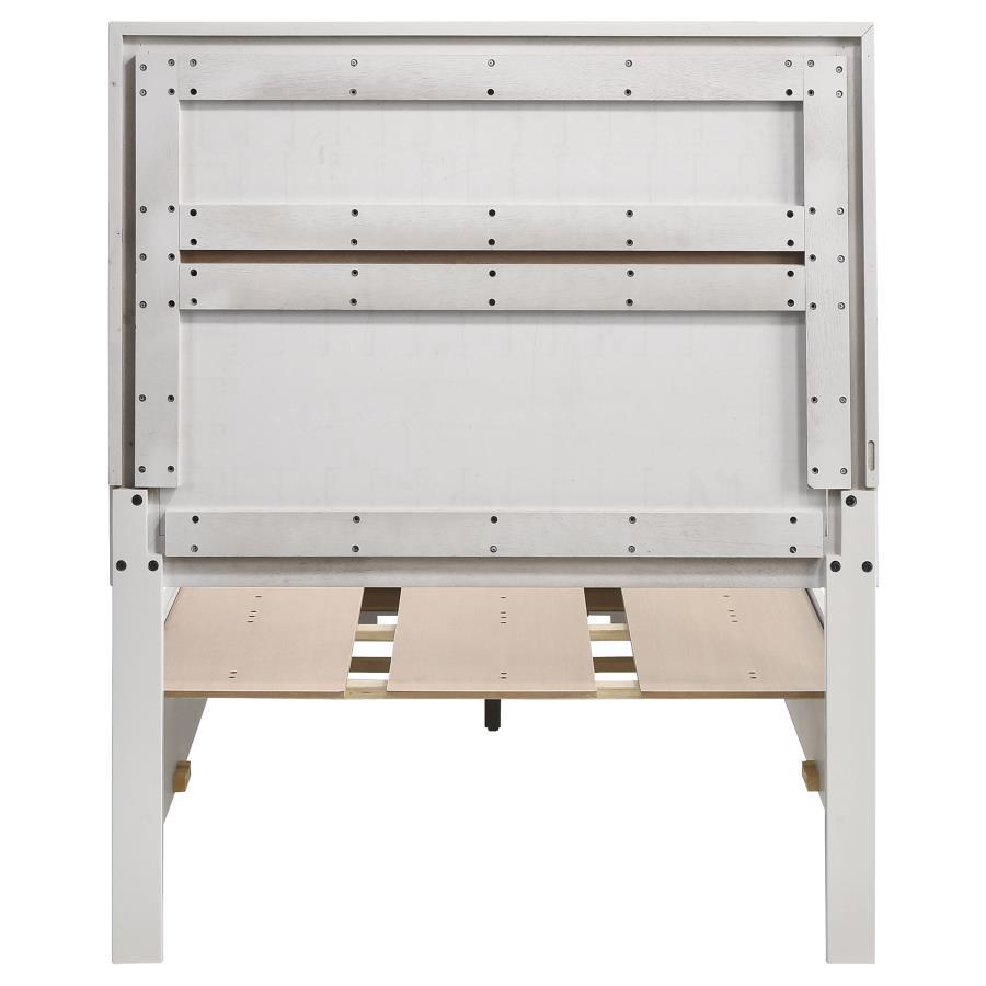 Miranda - Wood Storage Panel Bed, Full, White