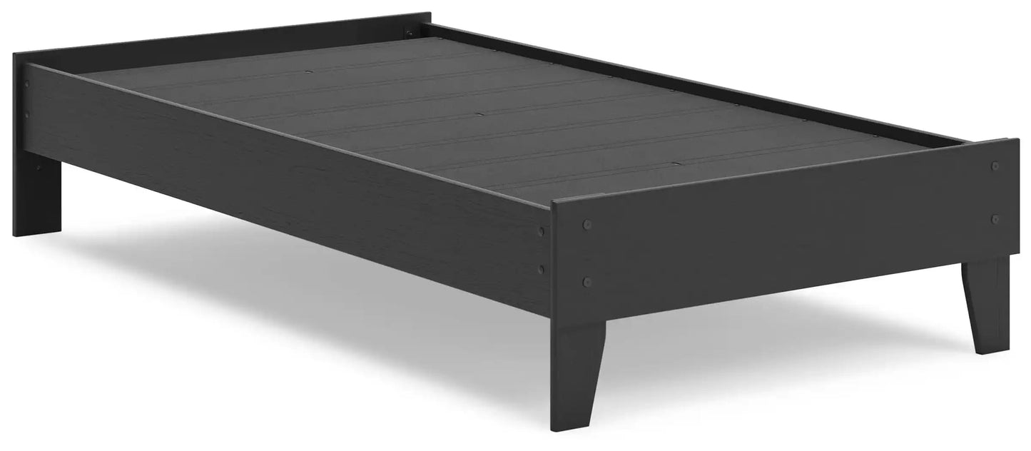 Socalle - Platform Bed, Twin, White