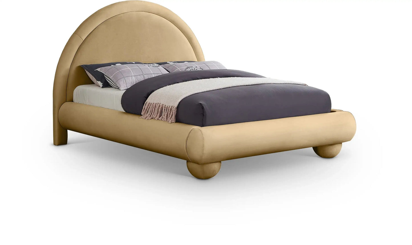 Madrid - Upholstered Bed, Full, Beige