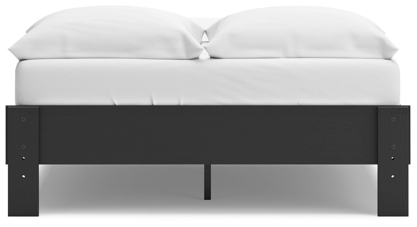 Socalle - Platform Bed, Twin, White