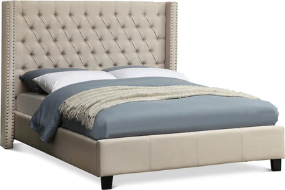 Ashton - Bed, Queen, Beige
