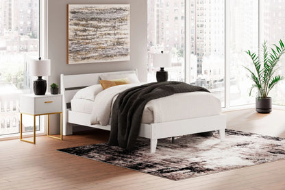 Socalle - Panel Platform Bed, Full, White