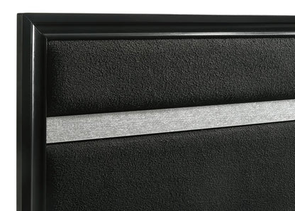 Miranda - Upholstered Panel Bed, Queen, White