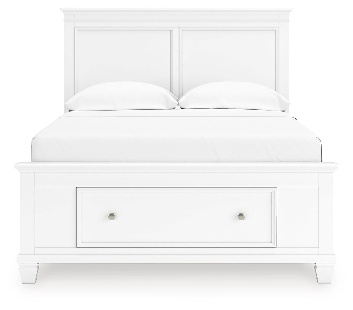 Fortman - Panel Bed, Full, White