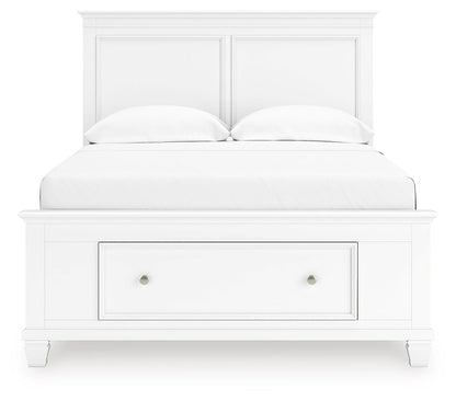 Fortman - Panel Bed, Full, White