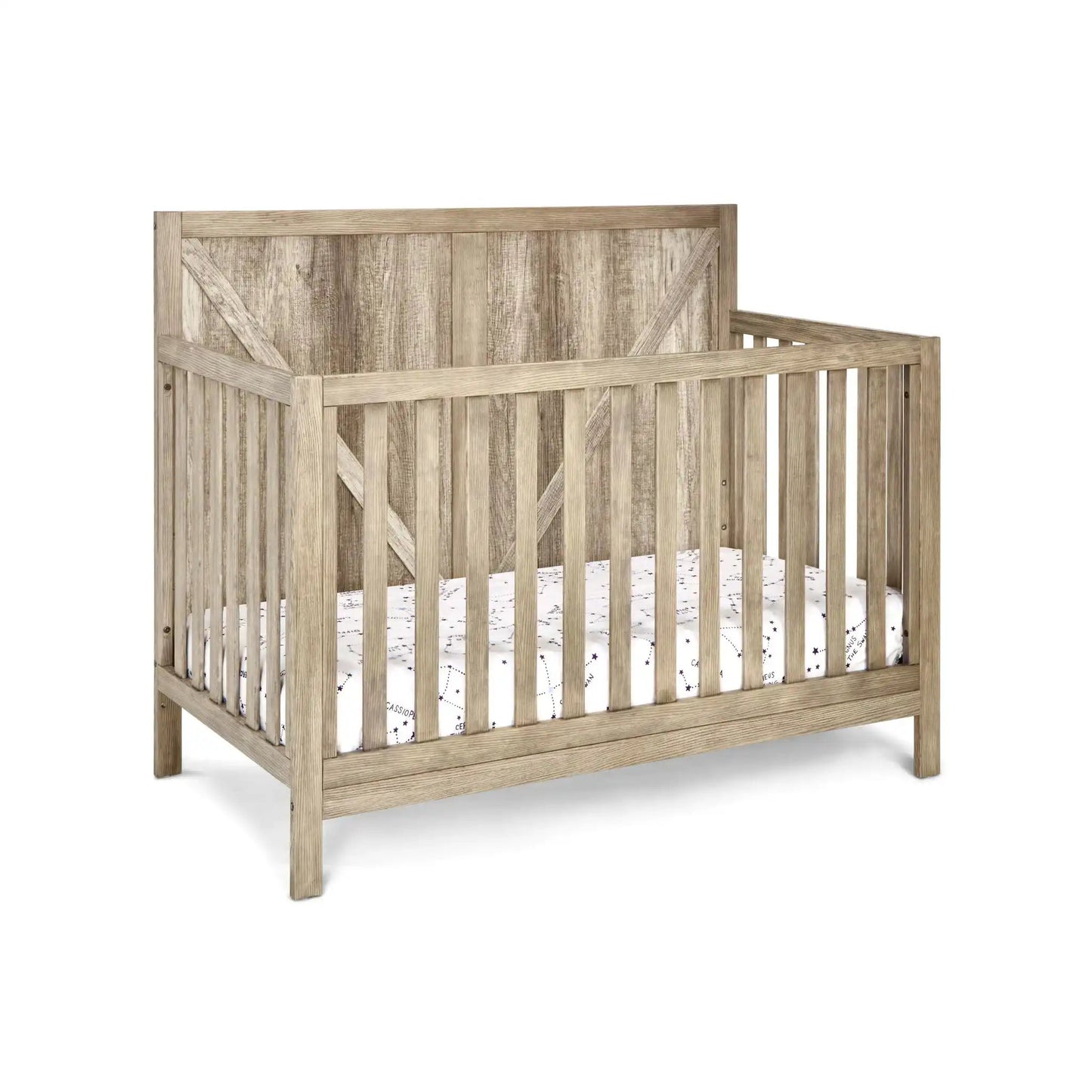 Barnside - 4-in-1 Convertible Crib, Gray