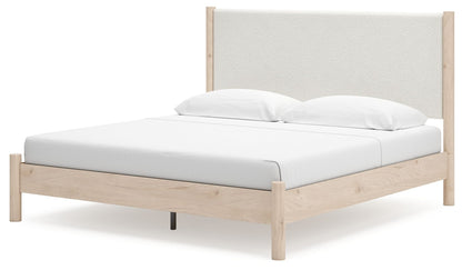 Cadmori - Panel Bedroom Set, Beige