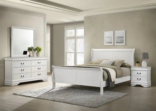 Louis Philippe - Bedroom Set, White