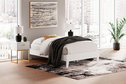 Socalle - Platform Bed, Twin, White