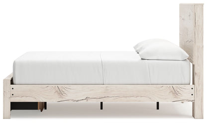 Lawroy - Panel Bed With Storage, Queen, Beige