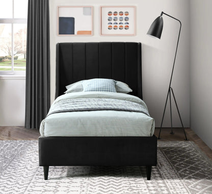Eva - Velvet Bed, Twin, Green