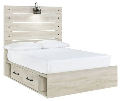 Cambeck - Panel Bed, Twin, Beige