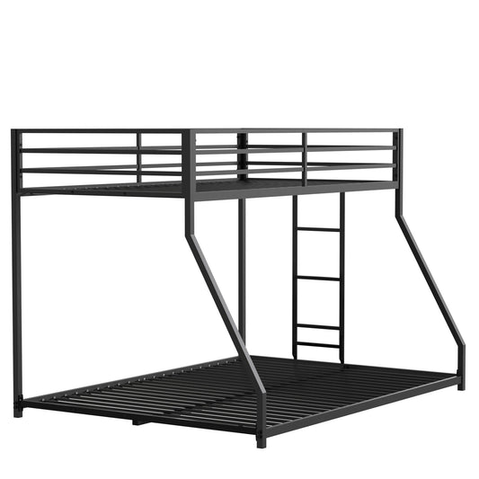 Adam - Bunk Bed, Twin over Full, Black