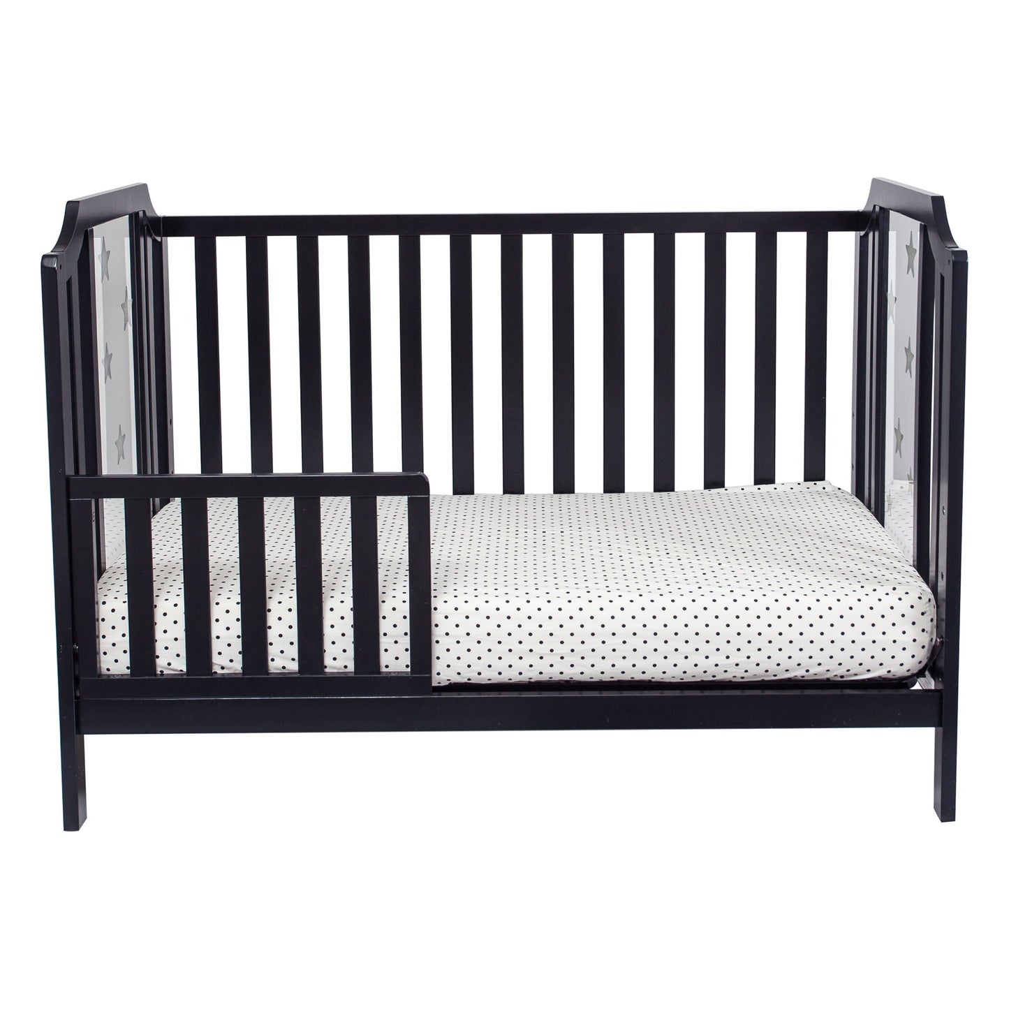 Celeste - 3-in-1 Convertible Island Crib, Black