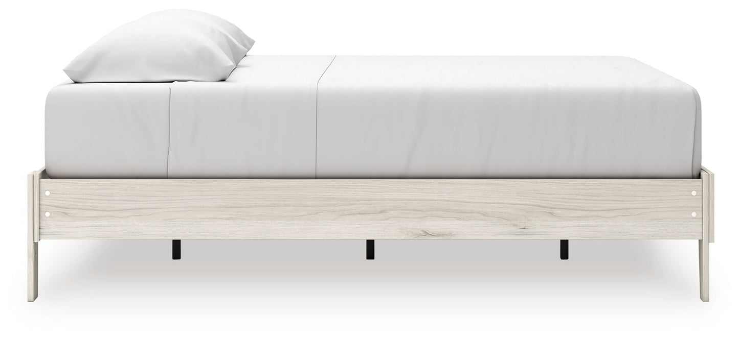 Socalle - Platform Bed, Twin, White