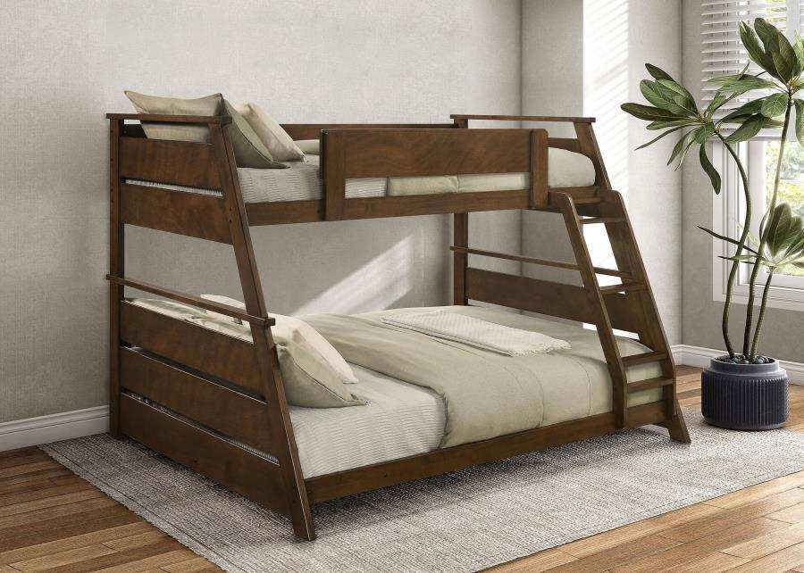 Holden - Wood Veneer Bunk Bed, Twin over Full, White