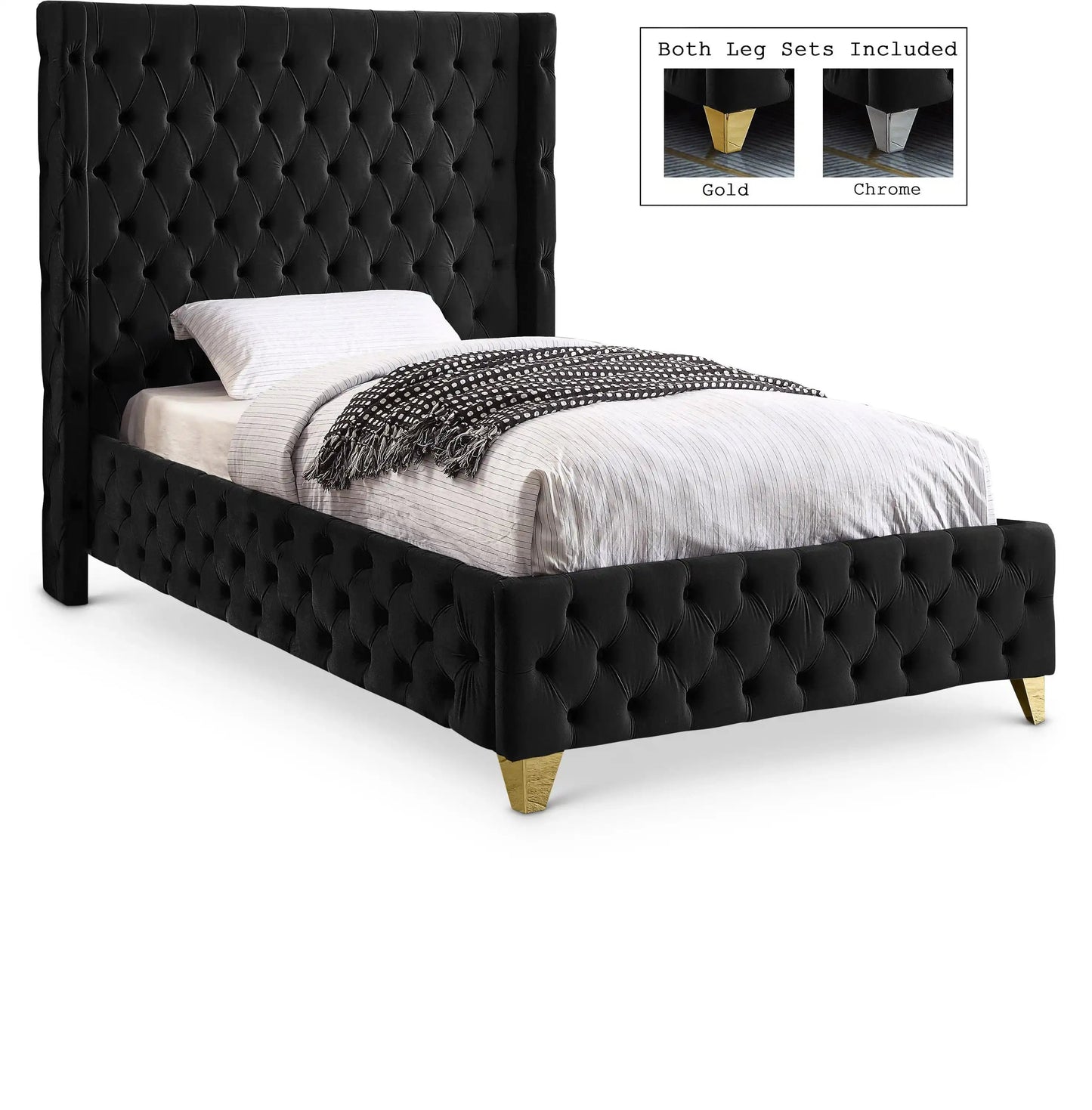 Savan - Bed, Queen, Beige