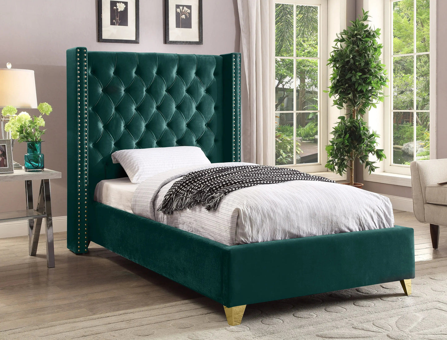 Barolo - Bed, Twin, Blue
