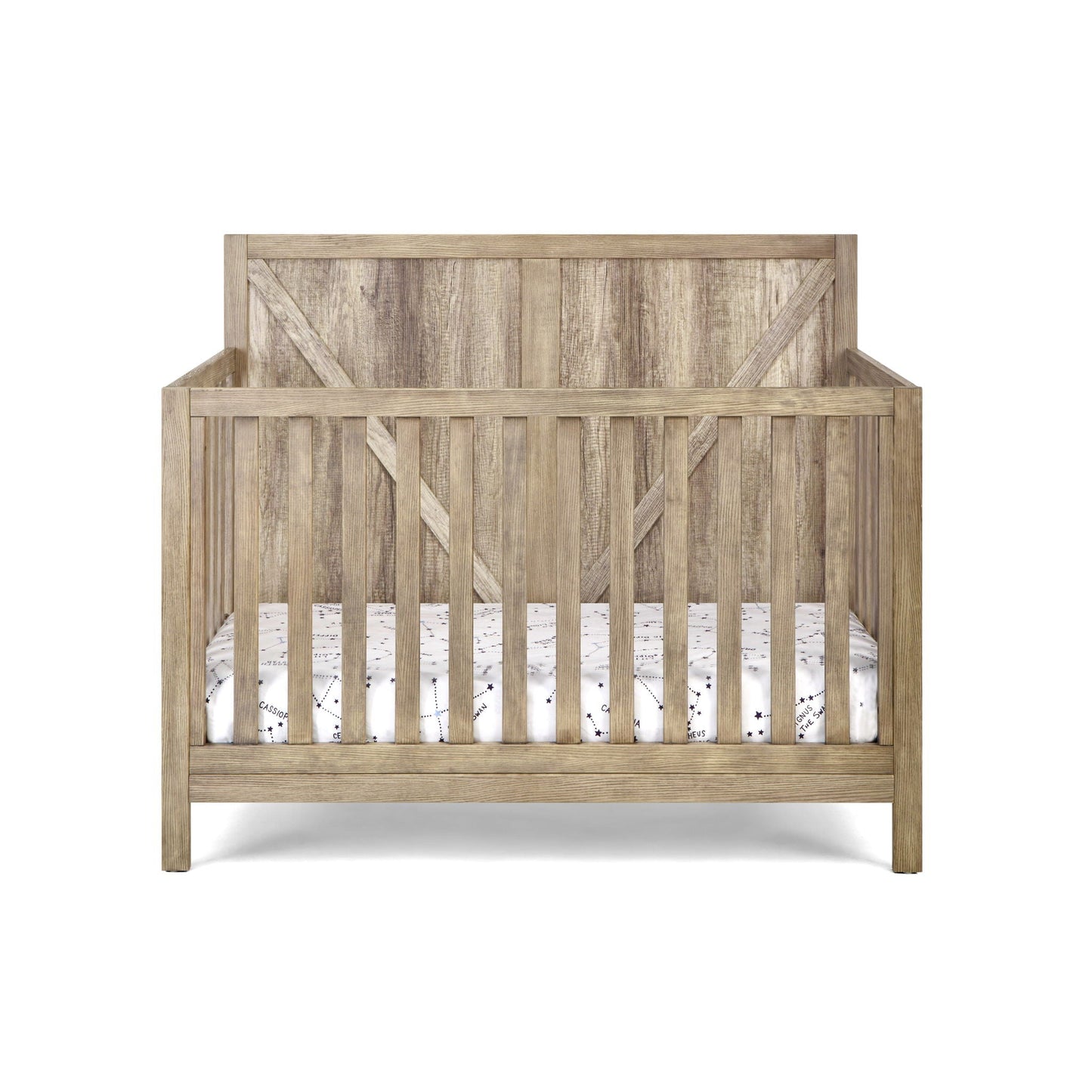 Barnside - 4-in-1 Convertible Crib, Gray