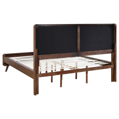 Robyn - Wood Panel Bed, California King, Dark Brown