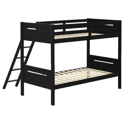 Littleton - Bunk Bed, Twin over Twin, Black