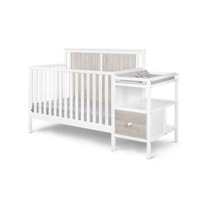 Connelly - 4-in-1 Crib and Changer Combo, White