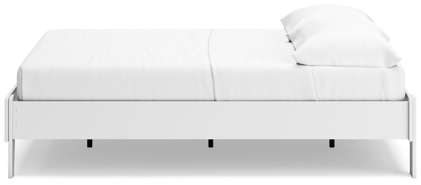Socalle - Platform Bed, Twin, White