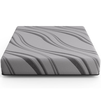 Bib Nl - 10 Pro Gel Foam Mattress, Twin Long, Dark Gray