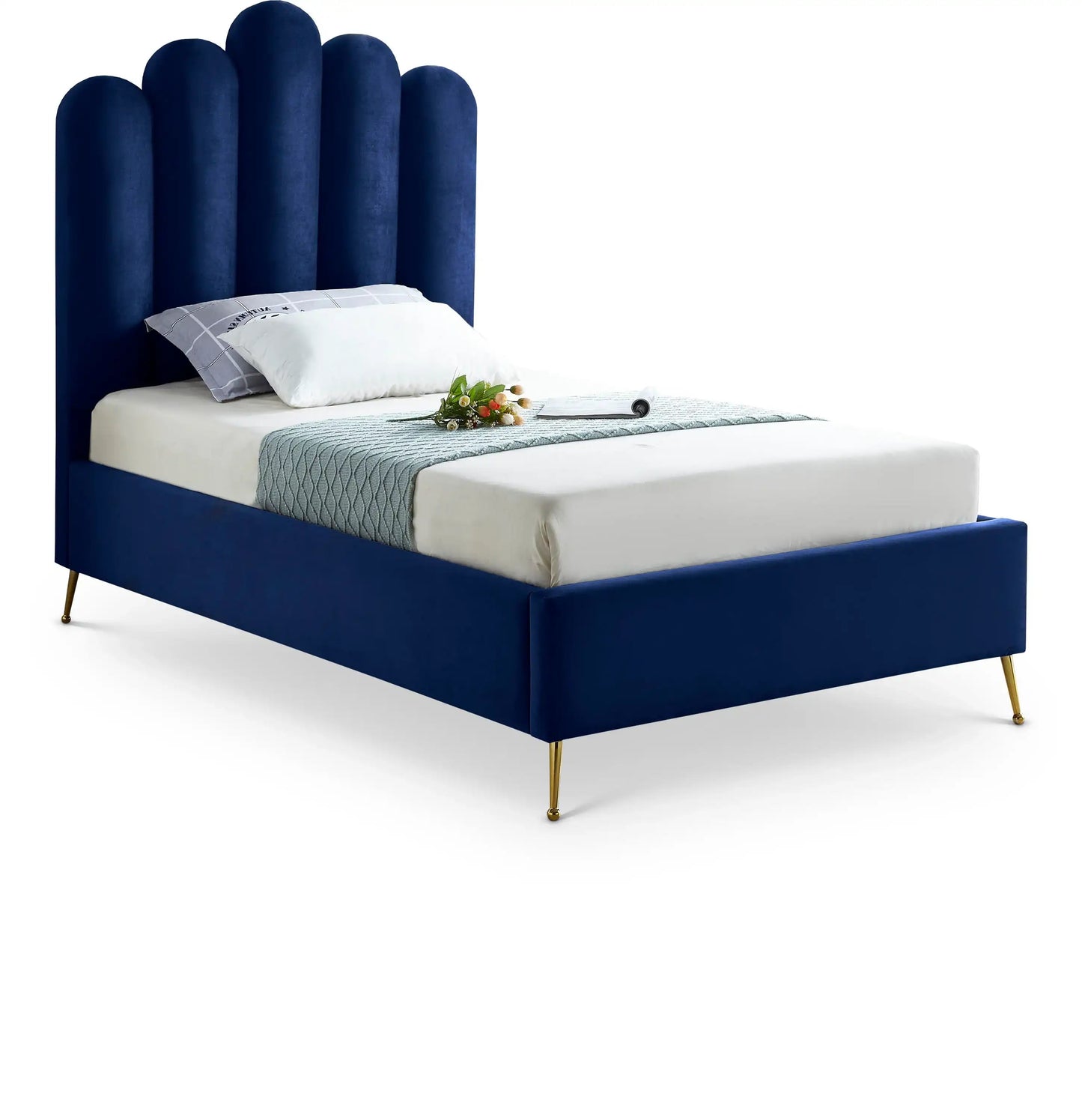 Lily - Bed, King, Blue