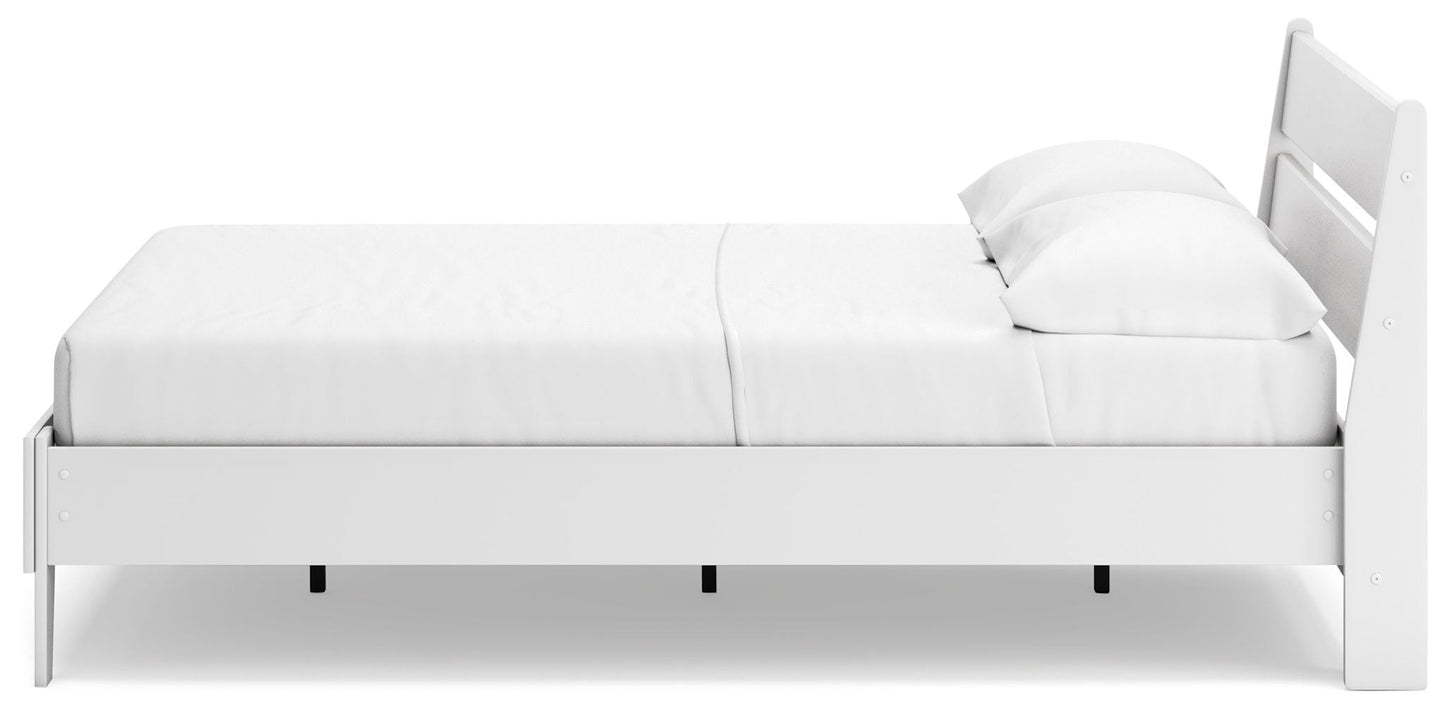 Socalle - Panel Platform Bed, Full, White