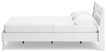 Socalle - Panel Platform Bed, Full, White