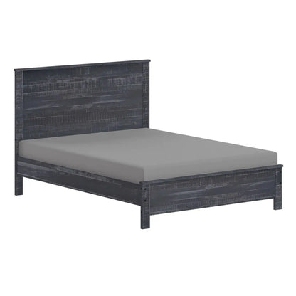 Albany - Bed Frame With Headboard, Heavy Duty Modern Rustic Design