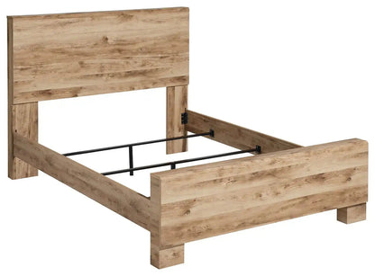 Hyanna - Panel Bed, Twin, Beige